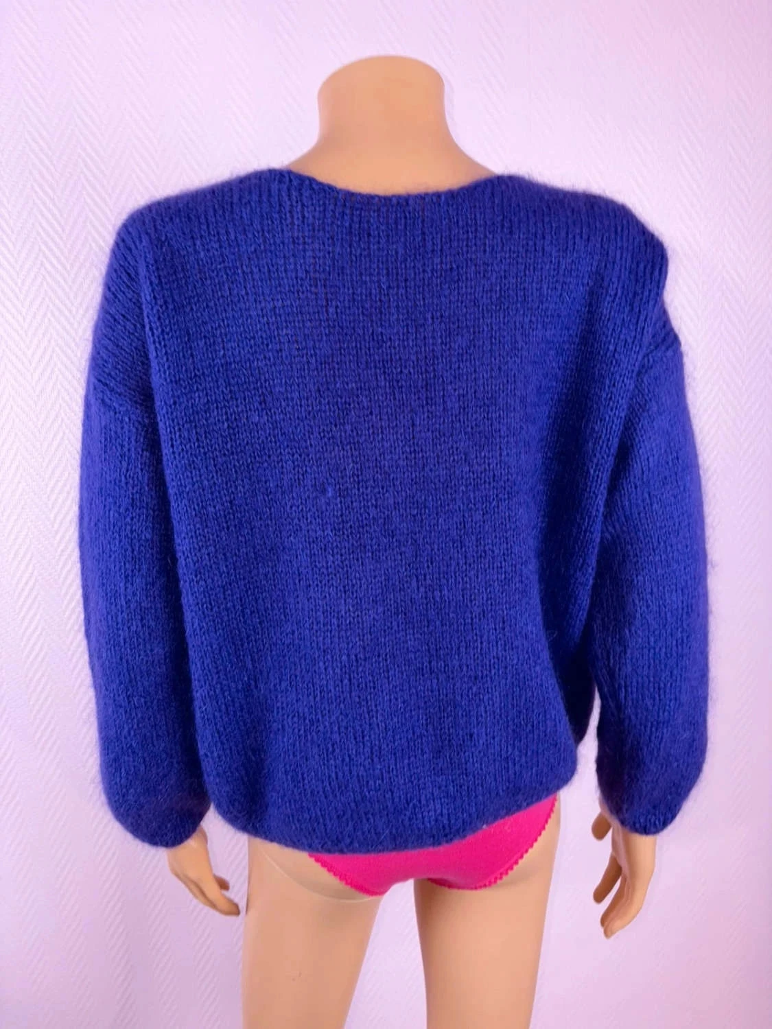 Colete feminino em lã mohair pouco usado – photo 6